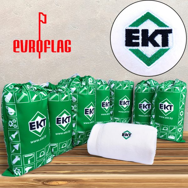 Пледы с логотипом под заказ