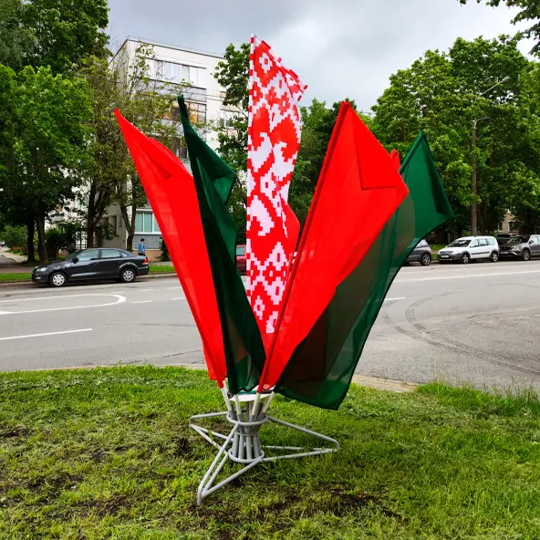 Флаговая площадка с символикой РБ