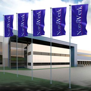 Флагштоки уличные NordWerk Супер Баннер