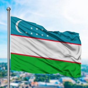 Флаг Узбекистана
