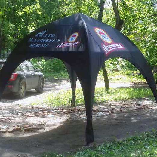 Арочные шатры с логотипом под заказ