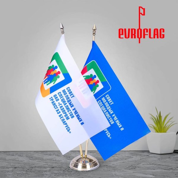 Флажки настольные с логотипом на заказ