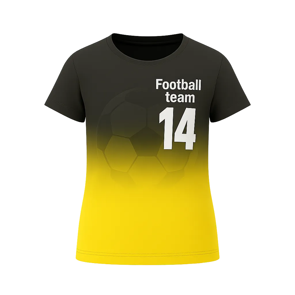 Футбольная футболка для девочек