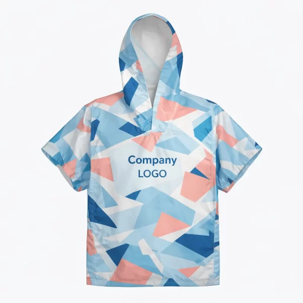 Дождевик пончо с логотипом