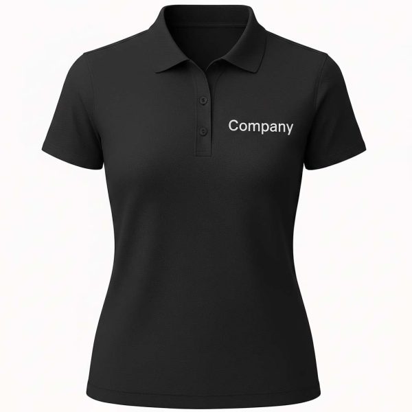 Женское поло с логотипом